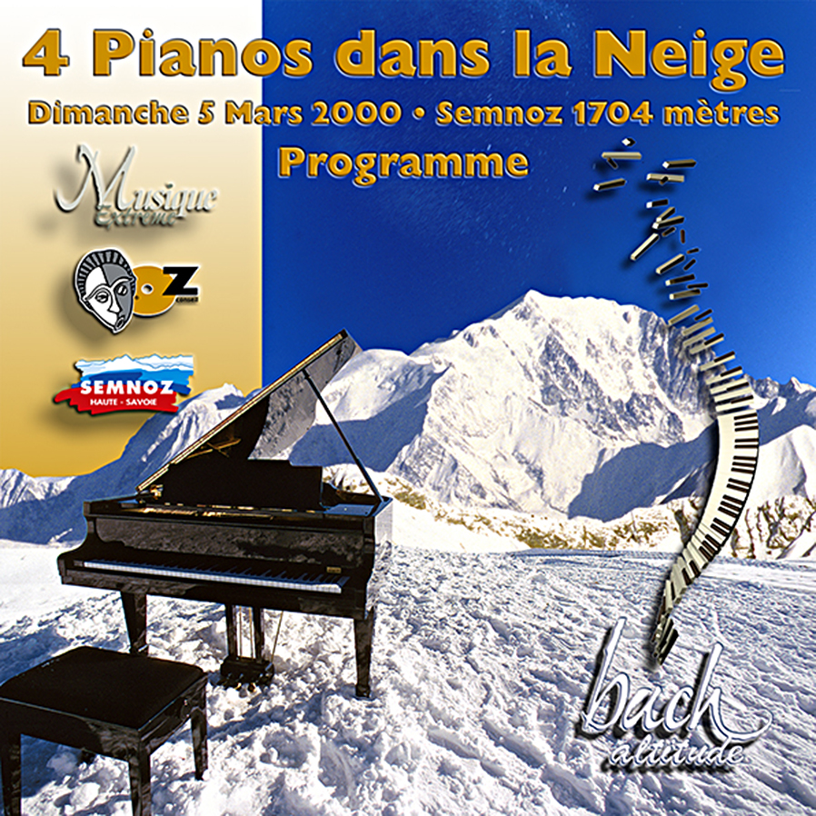 Bach Altitude | 4 pianos dans la neige | 5 mars 2000